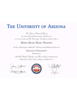 THE UNIVERSITY OF ARIZONA